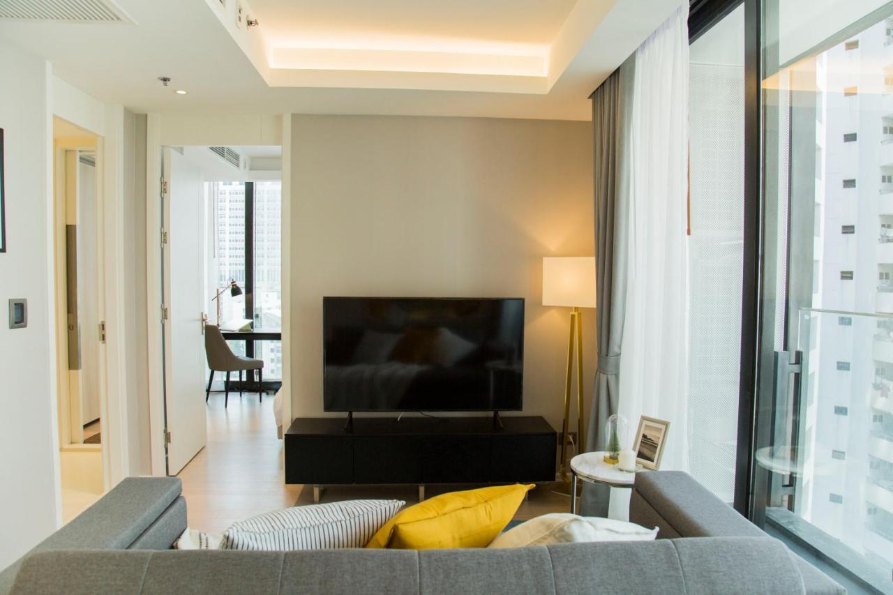 Apartmán Sukhumvit 11#Luxury#Pool#Gym#Bts Nana&Mrt Sukhumvit#1Br#Max2Ppl Bangkok Exteriér fotografie